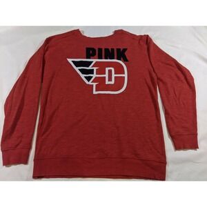 PINK Victoria's Secret 5th & Ocean Red Crewneck Sweatshirt Womens Size S